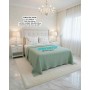 ETEHOMETEX ÇİFT KİŞİLİK %100 PAMUK HAVUZLU PİKE TAKIMI YEŞİL 8696474232073